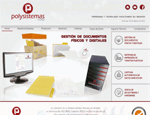 Tablet Screenshot of polysistemas.com.pe